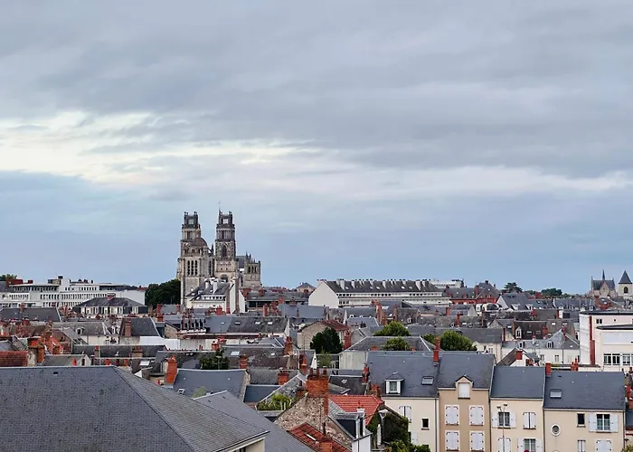 Orleans Proche Bord De Loire - Appartement 2 Chambres Avec Grand Balcon - Le Panoramique Orleanais
